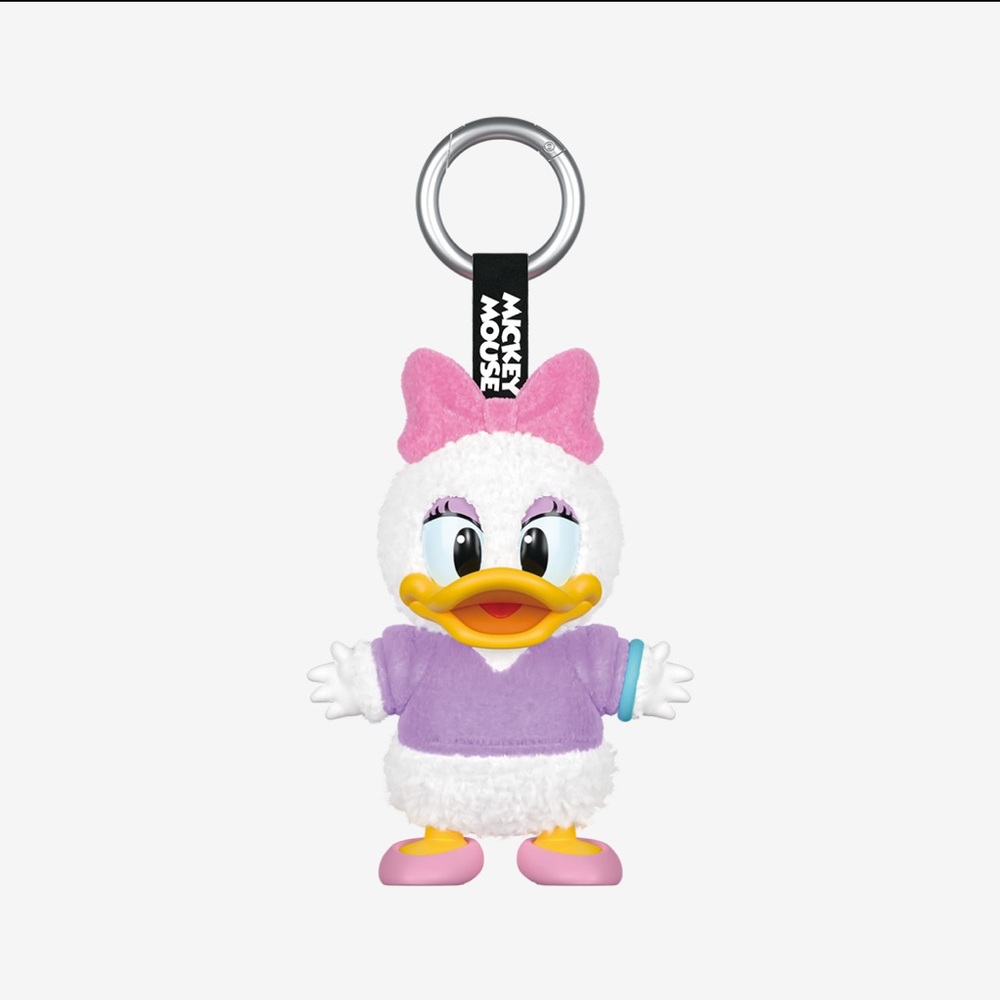 Pop Mart Mickey Family Cute Together Disney Plush Keychain - Daisy Duck